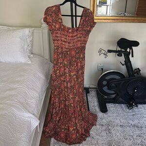 Free People Floral Maxi Dress